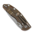Couteau pliant Hinderer 3.5 XM-18 Slicer Non Flipper Tri-Way Stonewash Bronze Orange G10