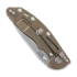 Hinderer 3.5 XM-18 Slicer Non Flipper Tri-Way Stonewash Bronze Translucent Green G10 sulankstomas peilis
