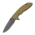 Hinderer 3.5 XM-18 Spanto sulankstomas peilis, CPM 20CV, Working Finish, coyote