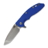 Coltello pieghevole Hinderer 3.5 XM-18 Spanto Tri-Way Stonewash Bronze, blu