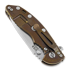 Coltello pieghevole Hinderer 3.5 XM-18 Spanto Tri-Way Stonewash Bronze, fde