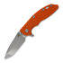 Coltello pieghevole Hinderer 3.5 XM-18 Spanto Tri-Way Stonewash Bronze, arancione