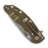 Hinderer 3.5 XM-18 Spanto Tri-Way Stonewash Bronze sulankstomas peilis, oranžinėnge