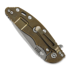 Coltello pieghevole Hinderer 3.5 XM-18 Spanto Tri-Way Stonewash Bronze, arancione