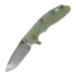 Hinderer 3.5 XM-18 Spanto Tri-Way Stonewash Bronze Translucent Green sulankstomas peilis