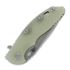 Hinderer 3.5 XM-18 Spanto Tri-Way Stonewash Bronze Translucent Green folding knife