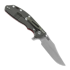 Coltello pieghevole Hinderer 4.0 XM-24 Bowie Tri-way Battle Bronze, rosso