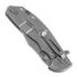 Hinderer 4.0 XM-24 Bowie Tri-way Stonewashed folding knife, black
