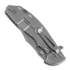 Coltello pieghevole Hinderer 4.0 XM-24 Bowie Tri-way Stonewashed, nero
