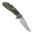 Hinderer 4.0 XM-24 Bowie Tri-way Stonewashed Bronze folding knife, Coyote