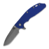 Hinderer 4.0 XM-24 Spanto Tri-Way Working Finish Blue G10 folding knife