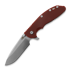 Hinderer 4.0 XM-24 Spear Point Tri-Way Stonewash Red G-10 folding knife
