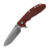 Coltello pieghevole Hinderer 4.0 XM-24 Spear Point Tri-Way Stonewash Red G-10