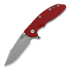 Hinderer Card Series Set XM-18 3,5" Harpoon Spanto 折叠刀, 红色