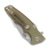 Coltello pieghevole Hinderer Eklipse 3.0" Harpoon Spanto Tri-Way Stonewash Bronze OD Green G10