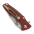 Coltello pieghevole Hinderer Eklipse 3.0" Harpoon Spanto Tri-Way Stonewash Bronze Red G10