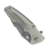 Hinderer Eklipse 3.0" Harpoon Spanto Tri-Way Working Finish Translucent Green G10 sulankstomas peilis