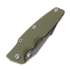 Сгъваем нож Hinderer Eklipse 3.5 Fullered Skinny Harpoon Spanto No Flipper Battle Bronze, od green