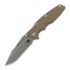 Сгъваем нож Hinderer Eklipse 3.5 Fullered Skinny Harpoon Spanto No Flipper Working Finish, coyote