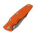 Сгъваем нож Hinderer Eklipse 3.5 Fullered Skinny Harpoon Spanto No Flipper Working Finish, orange