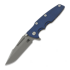 Hinderer - Eklipse 3.5 Fullered Skinny Harpoon Spanto Working Finish, blue/black