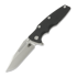 Hinderer Eklipse 3.5 Fullered Skinny Harpoon Spearpoint sulankstomas peilis, Stonewash, Black