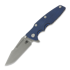 Hinderer Eklipse 3.5 Fullered Skinny Harpoon Spearpoint 折叠刀, Working Finish, Blue & Black