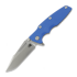 Hinderer - Eklipse 3.5 Fullered Skinny Harpoon Spearpoint, Working Finish/SW, Blue