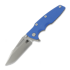 Hinderer Eklipse 3.5 Fullered Skinny Harpoon Spearpoint sulankstomas peilis, Working Finish/SW, Blue