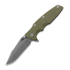 Hinderer Eklipse 3.5 Harpoon Spanto Working Finish OD Green G-10