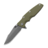 Hinderer Eklipse 3.5 Harpoon Spanto Working Finish OD Green G-10