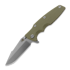 Coltello pieghevole Hinderer Eklipse 3.5 S45VN Harpoon Spanto Tri-Way Stonewash OD Green G10