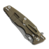 Hinderer Eklipse 3.5 Skinny Slicer sulankstomas peilis, Magnacut, Battle Bronze, žalia