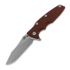 Hinderer Eklipse 3.5 Skinny Slicer sulankstomas peilis, Magnacut, Stonewash, raudona