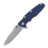 Hinderer 3.5 Eklipse S45VN Spearpoint Battle Blue sulankstomas peilis, Blue/Black