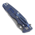 Coltello pieghevole Hinderer 3.5 Eklipse S45VN Spearpoint Battle Blue, Blue/Black