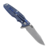 Coltello pieghevole Hinderer Eklipse 3.5" Spearpoint Tri-Way Battle Blue Blue G10