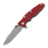Hinderer Eklipse 3.5" Spearpoint Tri-Way Battle Blue Red G10 sulankstomas peilis