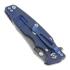 Coltello pieghevole Hinderer Eklipse 3.5" Spearpoint Tri-Way Battle Blue Red G10