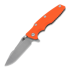 Coltello pieghevole Hinderer 3.5 Eklipse S45VN Spearpoint Battle Bronze, arancione