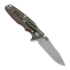 Hinderer 3.5 Eklipse S45VN Spearpoint Battle Bronze sulankstomas peilis, oranžinėnge