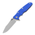 Coltello pieghevole Hinderer 3.5 Eklipse S45VN Spearpoint Stonewash Blue, blu