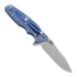 Hinderer 3.5 Eklipse S45VN Spearpoint Stonewash Blue sulankstomas peilis, mėlyna