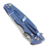 Coltello pieghevole Hinderer Eklipse 3.5" Spearpoint Tri-Way Stonewash Blue Fde G10