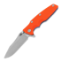 Coltello pieghevole Hinderer Eklipse 3.5" Spearpoint Tri-Way Stonewash Blue/Orange G10