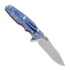 Hinderer Eklipse 3.5" Spearpoint Tri-Way Stonewash Blue/Orange G10 sulankstomas peilis