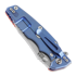 Hinderer Eklipse 3.5" Spearpoint Tri-Way Stonewash Blue/Orange G10 sulankstomas peilis