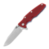 Hinderer Eklipse 3.5" Spearpoint Tri-Way Stonewash Blue/Red G10 sulankstomas peilis