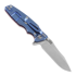 Hinderer Eklipse 3.5" Spearpoint Tri-Way Stonewash Blue/Red G10 sulankstomas peilis