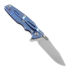 Hinderer Eklipse 3.5" Spearpoint Tri-Way Stonewash Blue Translucent Green G10 sulankstomas peilis